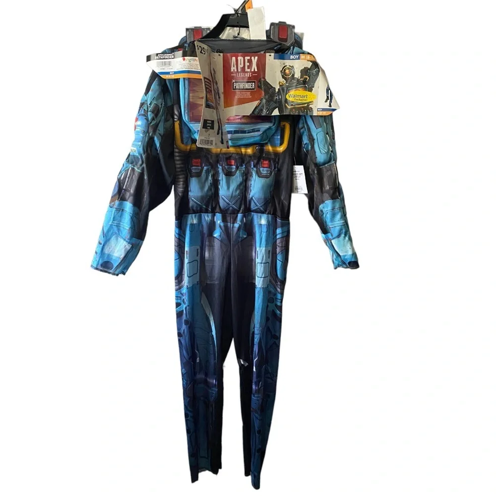 Pathfinder Apex Legends Deluxe Halloween Costume Kids' Size Medium 6-8